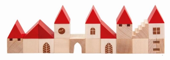 Wooden City Building Blocks Set