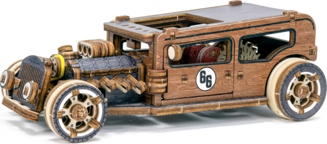 Wooden City 3D Puzzle Hot Rod Limited Edition