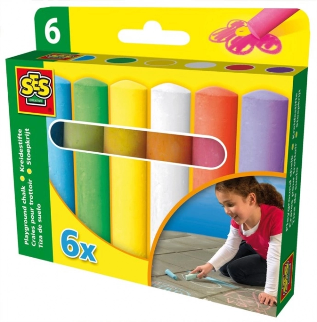 Colorful Sidewalk Chalk Set