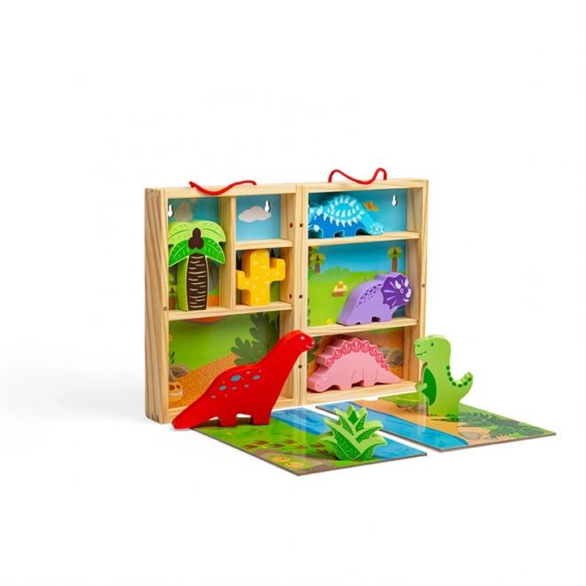 Dinosaur Play Box by Bigjigs Toys