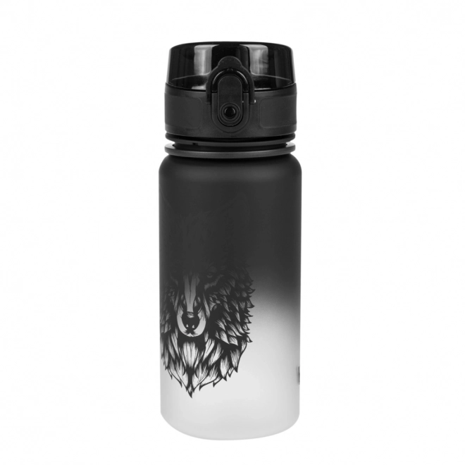 Baagl tritan water bottle with wolf gradient