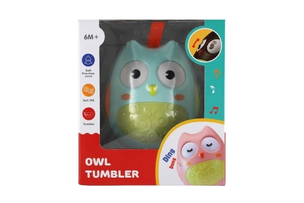 Roly Poly Owl Toy with Sounds