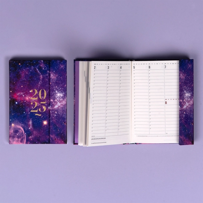 Weekly Magnetic Planner Galaxy 2025