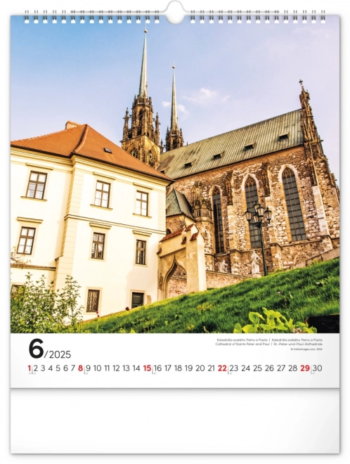 Wall Calendar Brno 2025