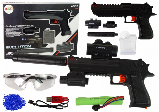 Electric Ball Shooting Pistol Set