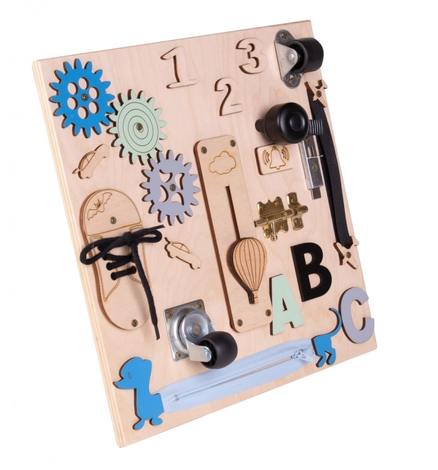 Wooden Sensory Manipulation Board