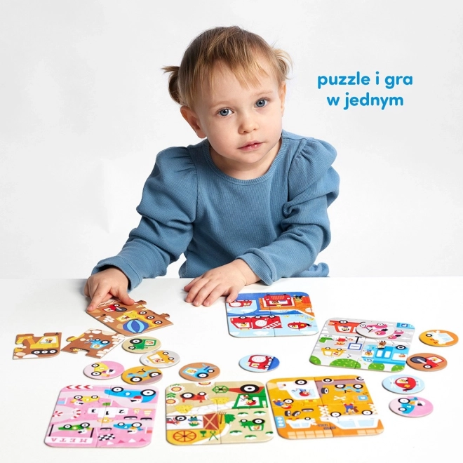 Puzzle Cars Small and Large