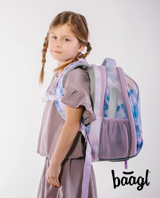 Ensemble sac d'école, trousse et sac Shelly Fée