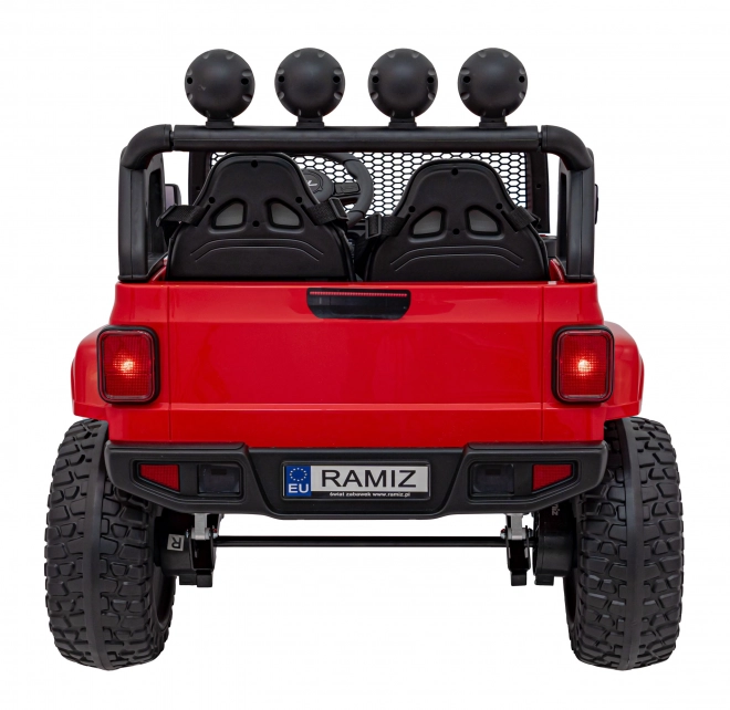 Detské terénne auto Off-Road červené – Červená