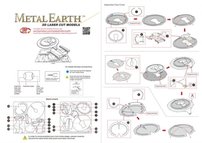 3D Metal Puzzle Star Trek USS Enterprise