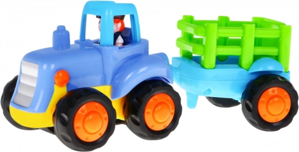 Traktor s přívěsem pro přepravu nákladu