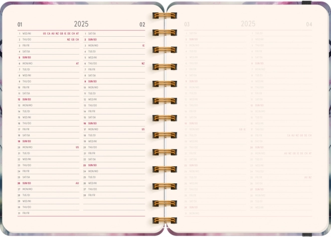 Notique Spiral 18-Month Planner Petito - Sakura 2024/2025