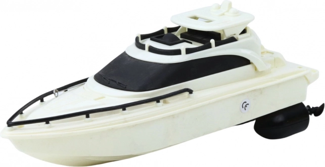 Ferngesteuertes Motorboot RC Speed Boot Sturm Schwarz-Weiß