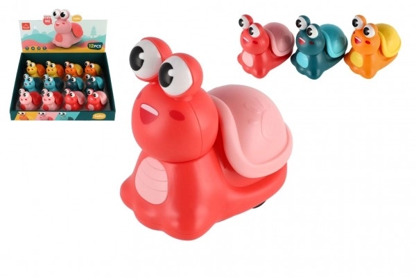 Push and Go Snail Toy with Friction Mechanism