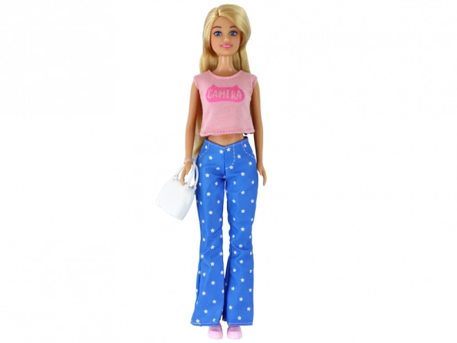 Anlily Doll with Long Blonde Hair and Fashion Accessories