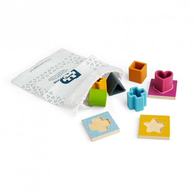 Bigjigs Toys Tactile Shape Sorter Game