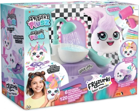 Epee Projekt Plusz Fryzurki – salone di bellezza con aerografo e peluche da decorare