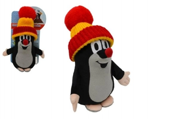 Little Mole Plush with Removable Red and Yellow Hat