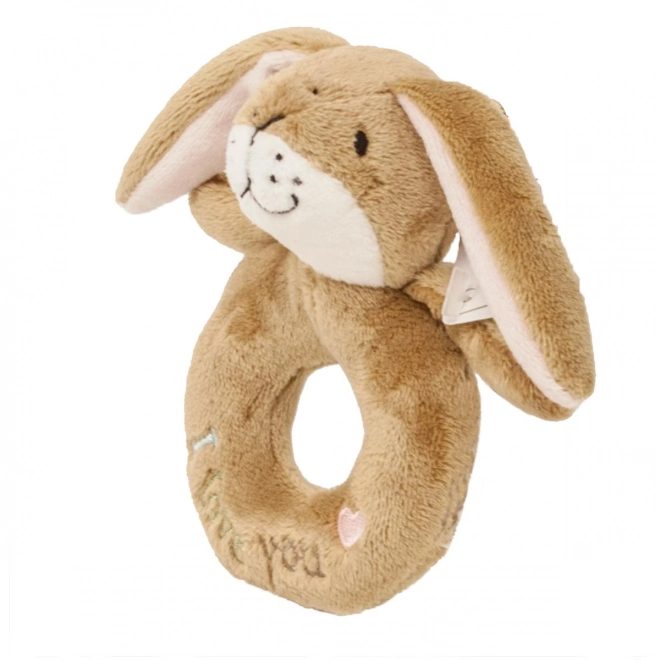 Rainbow Guess How Much I Love You Rabbit Rattle