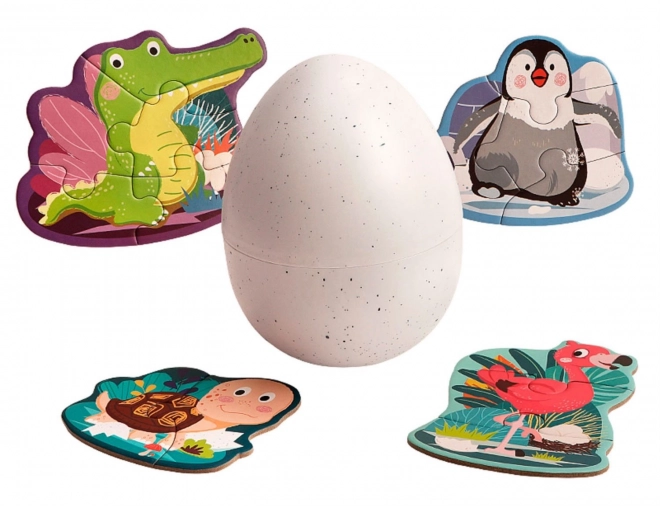 Top Bright Animal Egg Puzzle Set