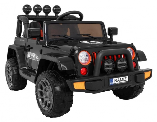 Auto Terenové pre Deti s Lakovaním Moro a 4x4 Pohonom – Čierna