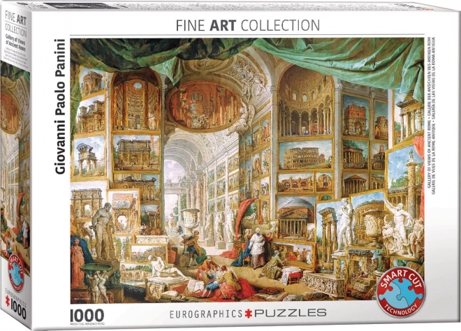 Eurographics Puzzle with Views of Modern Rome 1000 Pieces