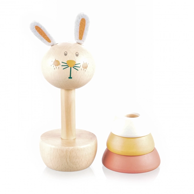 Wooden Stacking Rabbit Toy