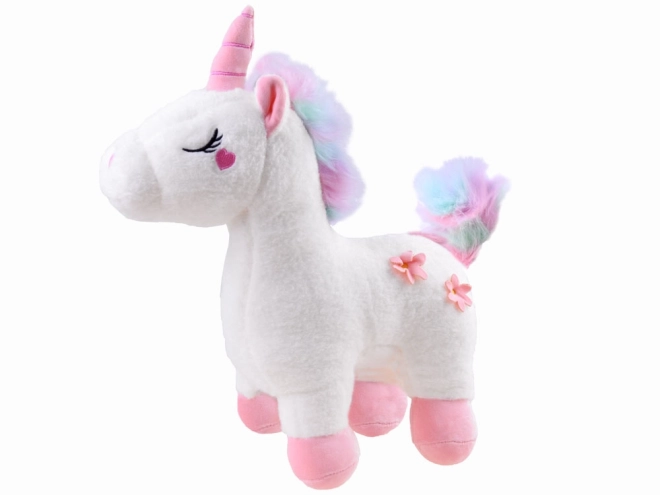 Magical Plush Unicorn 48cm – white