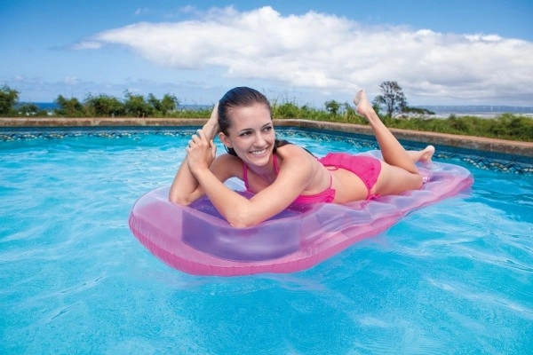 Inflatable Lounger in Vibrant Colors with Openings