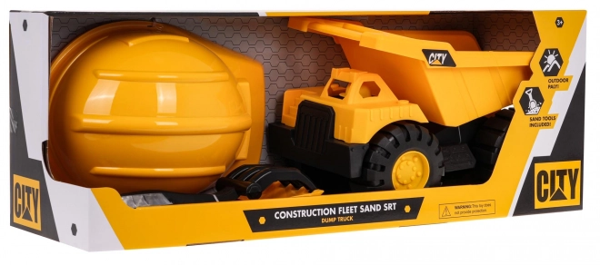 Dump Truck and Helmet Set