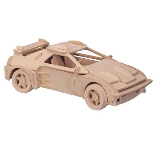 Woodcraft Wooden 3D Puzzle Ferrari