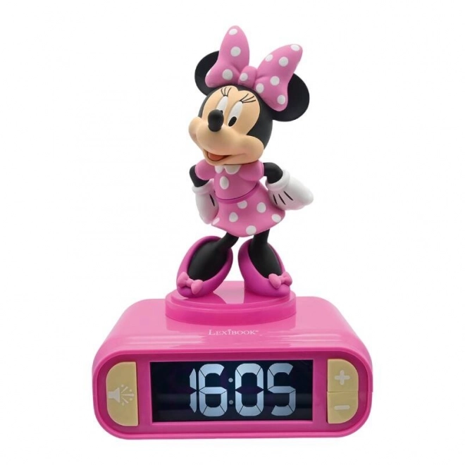 Alarm Clock with 3D Night Light Minnie Mouse