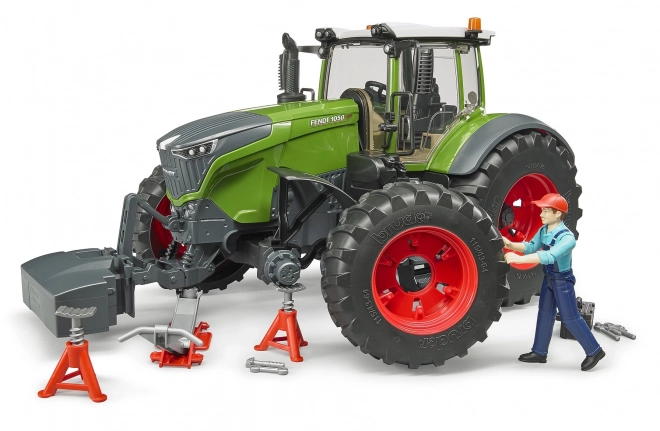 Fendt Vario Tractor with Mechanic and Workshop Tools 1:16