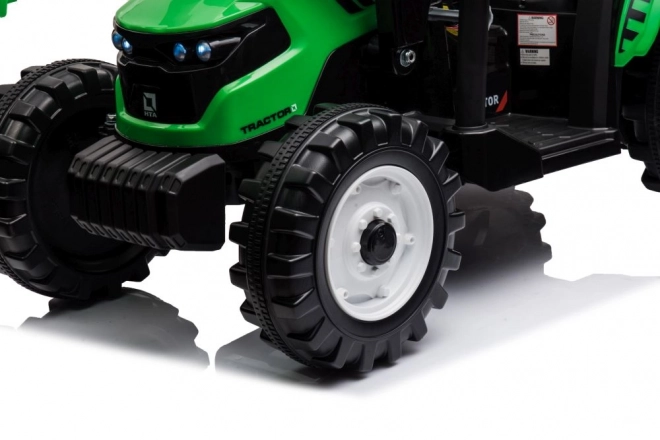 Electric Ride-on Tractor with Trailer Hercules Green 24V