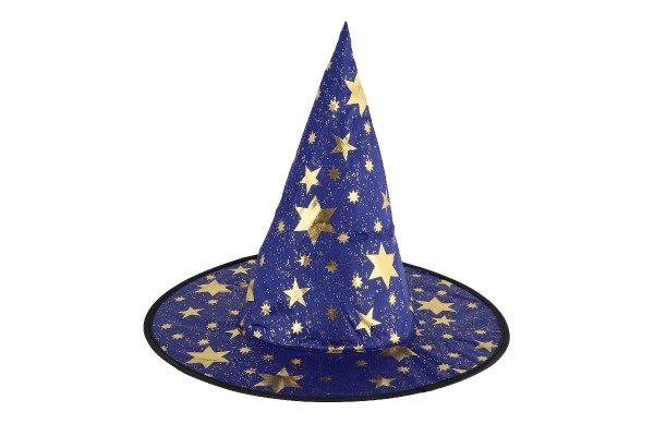 Wizard Hat For Children Blue And Gold Carnival