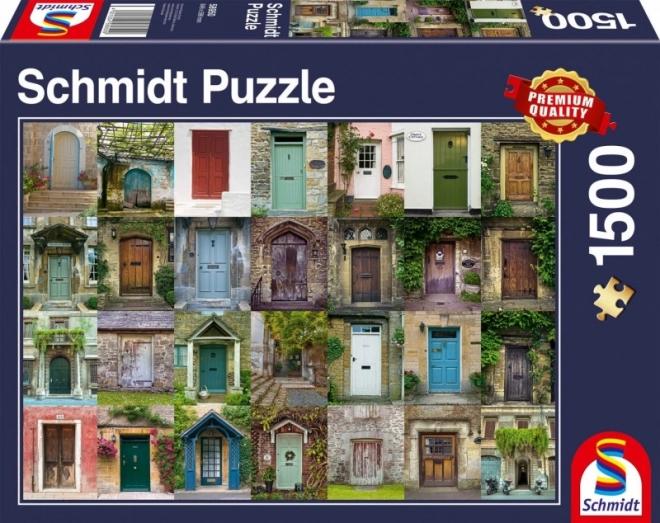 Puzzle Collage of Doors 1500 Pieces