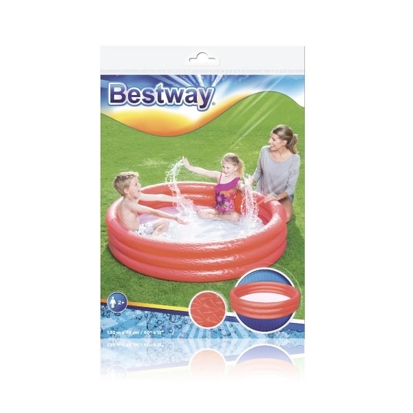 Inflatable Red Kiddie Pool