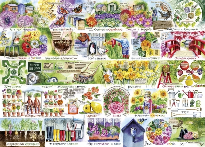 Gibsons Puzzle Tractors and Wellies 1000 Pieces