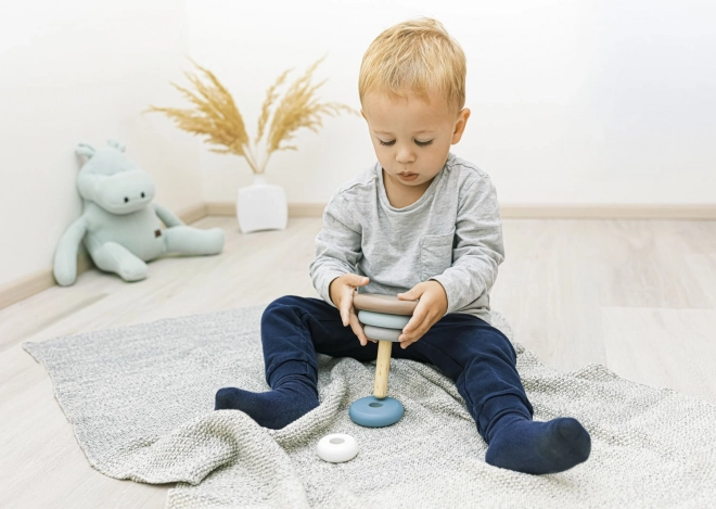 Wooden Stacking Rabbit Toy