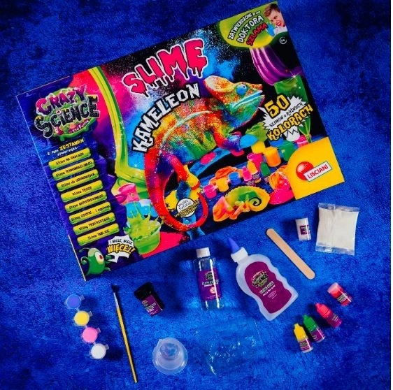 Crazy Science Chameleon Slime Set