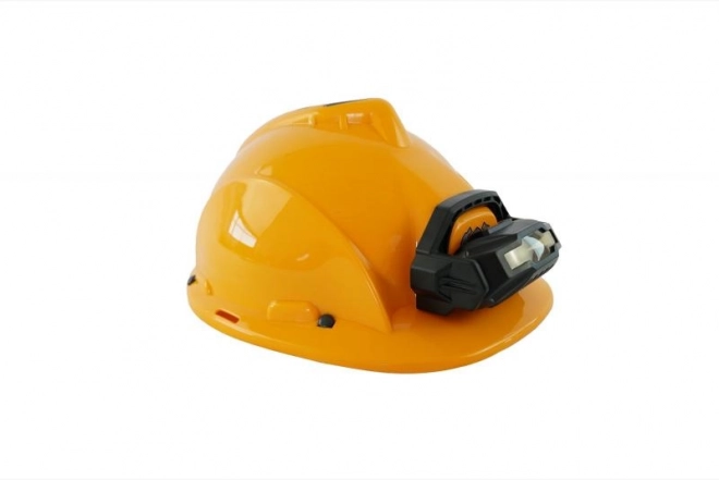 Construction Helmet with Removable Headlamp