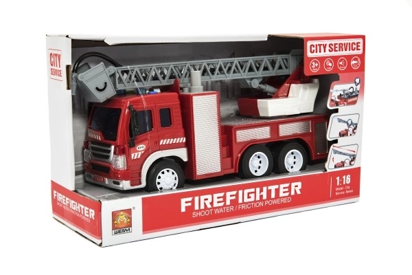 fire truck spraying water toy