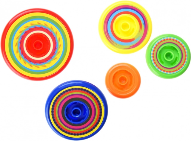 Colorful set for competitions and stacking