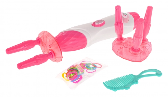 Hair Braiding Set with Interchangeable Attachments