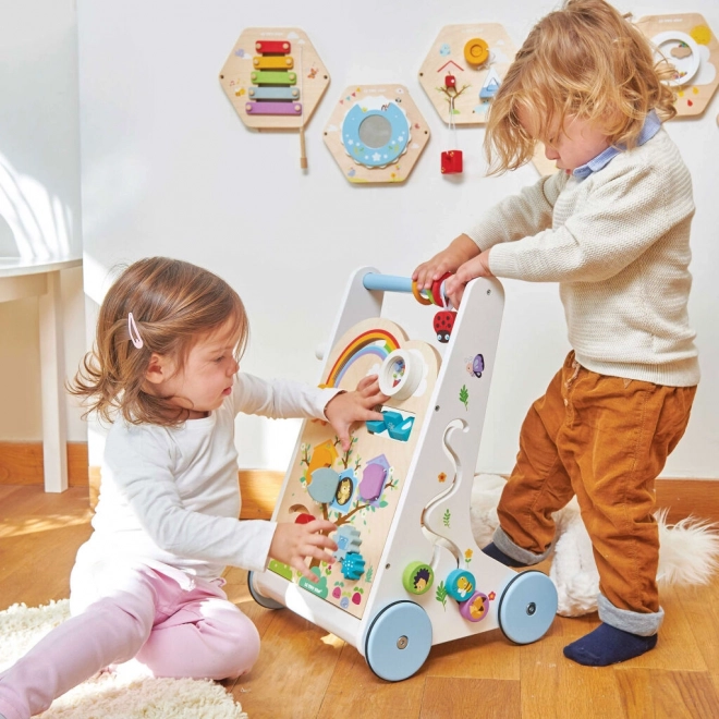 Le Toy Van Wooden Walker with Woodland Activities