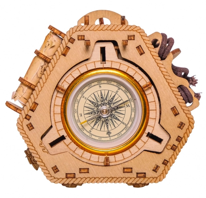 Blackbeard's Compass 3D Wooden Puzzle by EscapeWelt