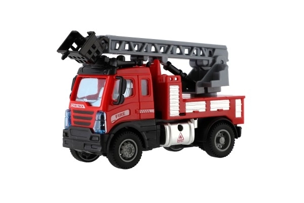 Fire Truck with Ladder Pull Back Toy