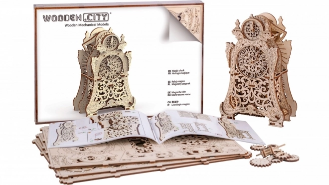 Wooden City Magic Clock 3D Puzzle