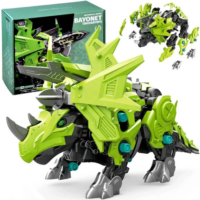 Mechanical Triceratops Robot Model