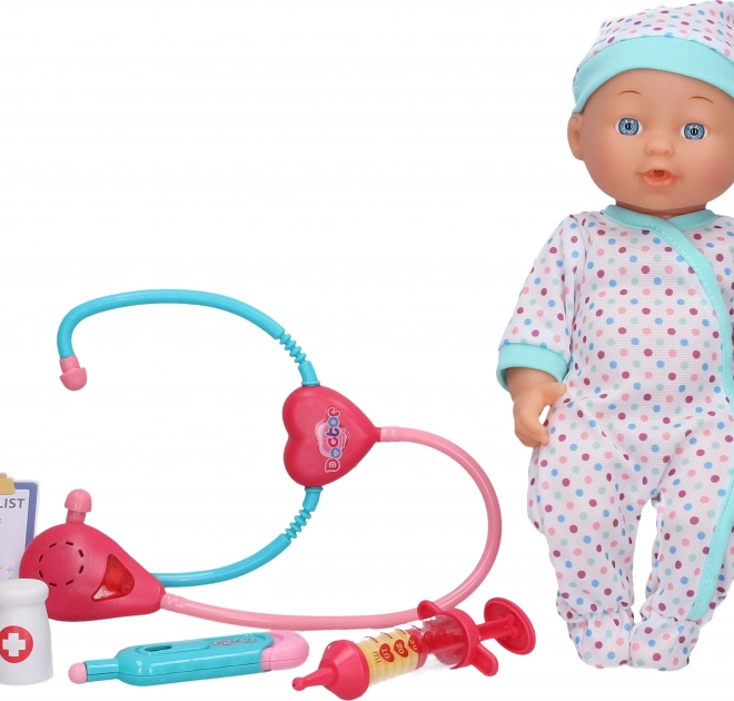 Sick Baby Play Set 30 cm
